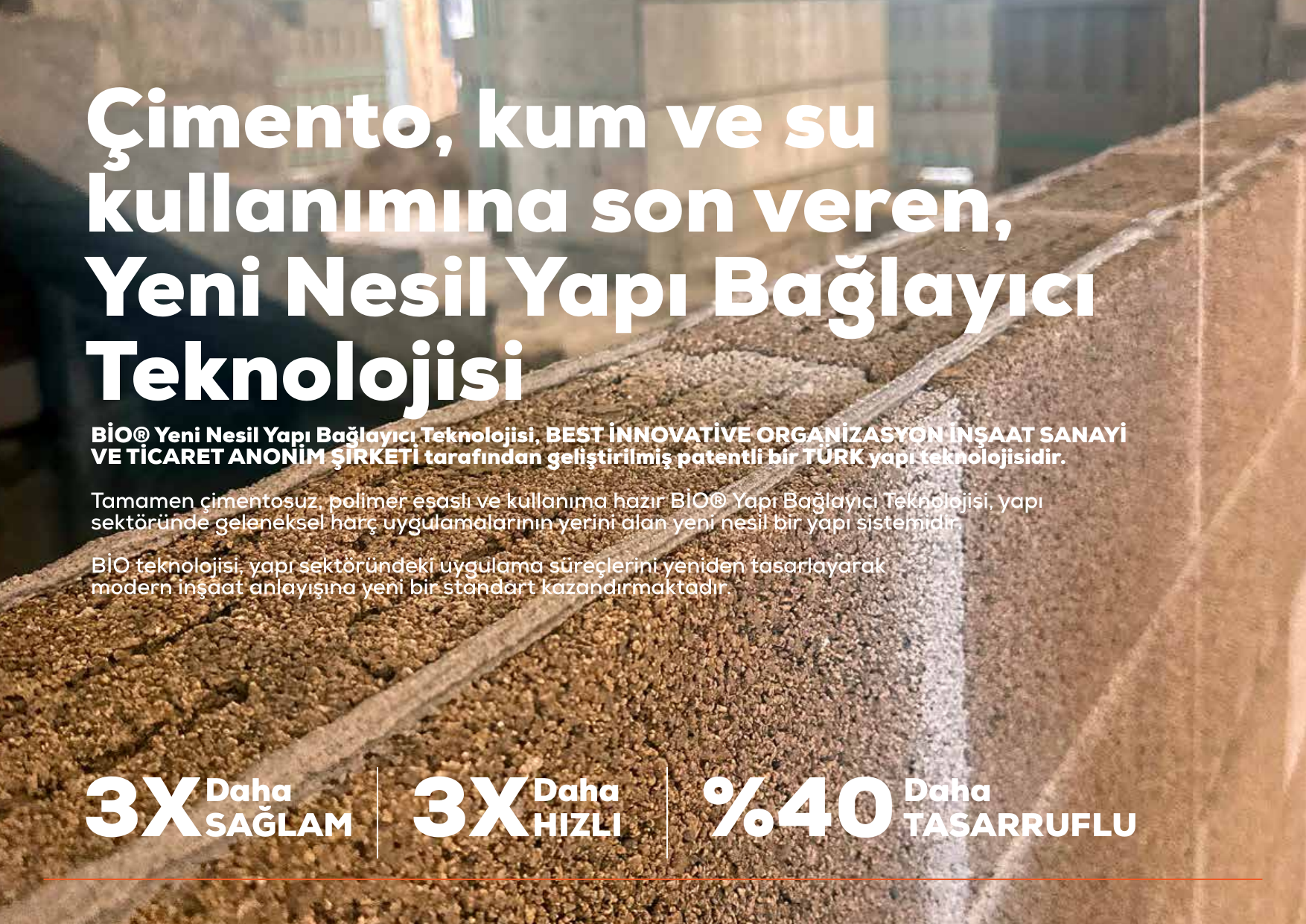 BIO yeni nesil yapi baglayici teknolojisi tanitim sayfasi