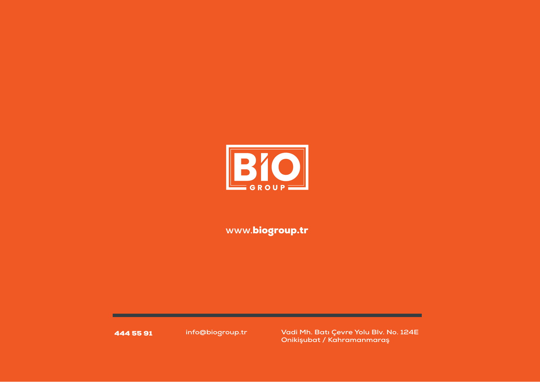 BIO iletisim bilgileri sayfasi